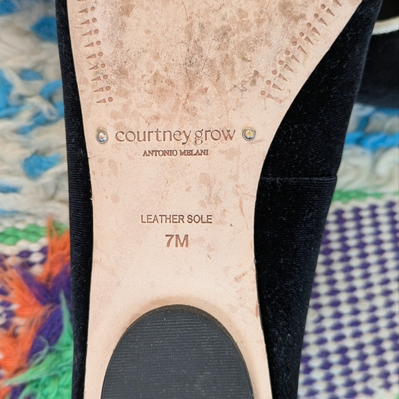 Antonio Melani x Courtney Grow James Velvet Bow Ballet Flats - Picture 6 of 6
